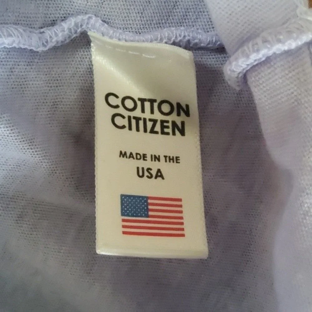 Cotton Citizen Knit Tee Top S Purple - Picture 15 of 16
